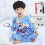 Đồ ngủ trẻ em Altman cho bé trai sy trai 4 mùa xuân và mùa thu 5 phần mỏng 6 tay áo dài 7 trẻ em dịch vụ tại nhà 8-12 tuổi đồ pijama nam trung niên