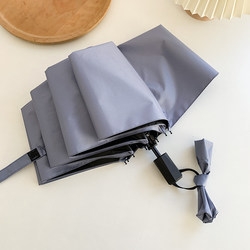 Blue Milk Blue French Rain or Shine 70% off Anti-Uv Portable Foldableing Sunshade Vinyl Umbrella for Men and Women