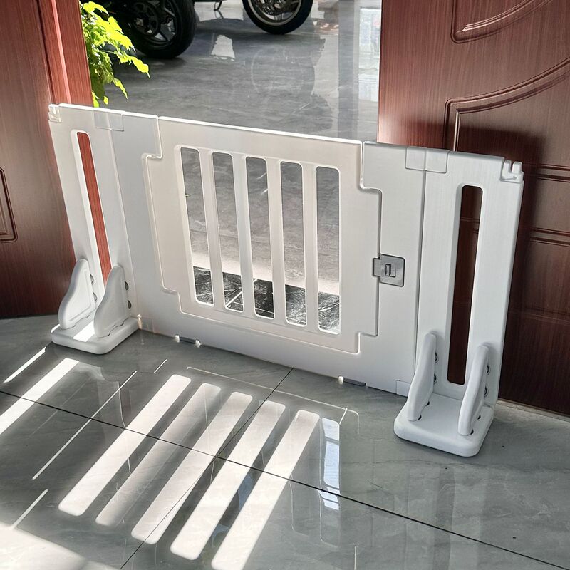 Self-Standing Door Barrier with Strong Suction Cups, No Drilling Required, Supports Isolation for Small Pets and Children, Can Be Used as a Doorway, Can Be Crossed through