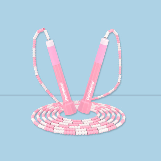 兰威跳绳儿童中小学生专业竹节跳绳幼儿园初学者专用考试跳绳刻字