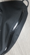 Outdoor sports waterproof waist bag mobile phone bag crossbody bag simple black