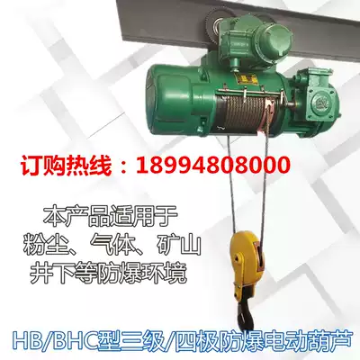 BCD BMD HB explosion-proof electric crane 1 ton 2 tons 3 tons 5 tons 10 tons 380V wire rope driving crane crane