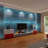 Самостоятельная мозаичная наклейка на стенах