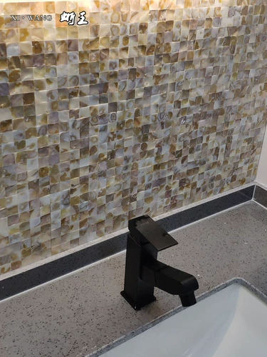 Мозаичная плитка из натуральной ракушки, наклейки на стену, ванная комната, кухня, рыбный пруд, гостиная, бар, фон, украшение стены, самоклеящаяся плитка