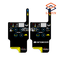 DTC handle sticker star sticker Tower Peak Cow Li Trinity Luck Think Ham Scissor Forklift Control Panel 3M Thick Glue