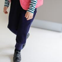 (Persimmon spot) melted in the soft does not fall velvet knitted sweatpants ~ worms