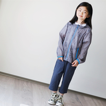 Persimmon (spot) Juhui is free to breathe ~ vitality is full of air feeling parent-child sunscreen suit ~ Insect Sound home