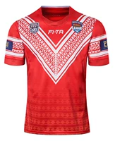 2018-19 Tonga rugby phù hợp với nam giới Tonga rugby sportbyear Tonga rugby jersey áo thun chơi bóng bầu dục