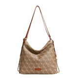 Вместительная и большая сумка через плечо, модная сумка на одно плечо, рюкзак, изысканный стиль, городской стиль