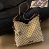 Вместительная и большая сумка через плечо, модная сумка на одно плечо, рюкзак, изысканный стиль, городской стиль