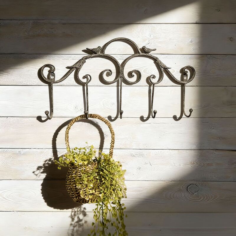 Kai Sheng Ya Yuan | Gardening Supplies Garden Courtyard Wall Decoration Iron Rust-Colored Distressed Wall Hanging Decorative Hook Kai Sheng Ya Yuan | Gardening Supplies Garden Courtyard Wall Decoration Iron Rust-Colored Distressed Wall Hanging Decorative Hook