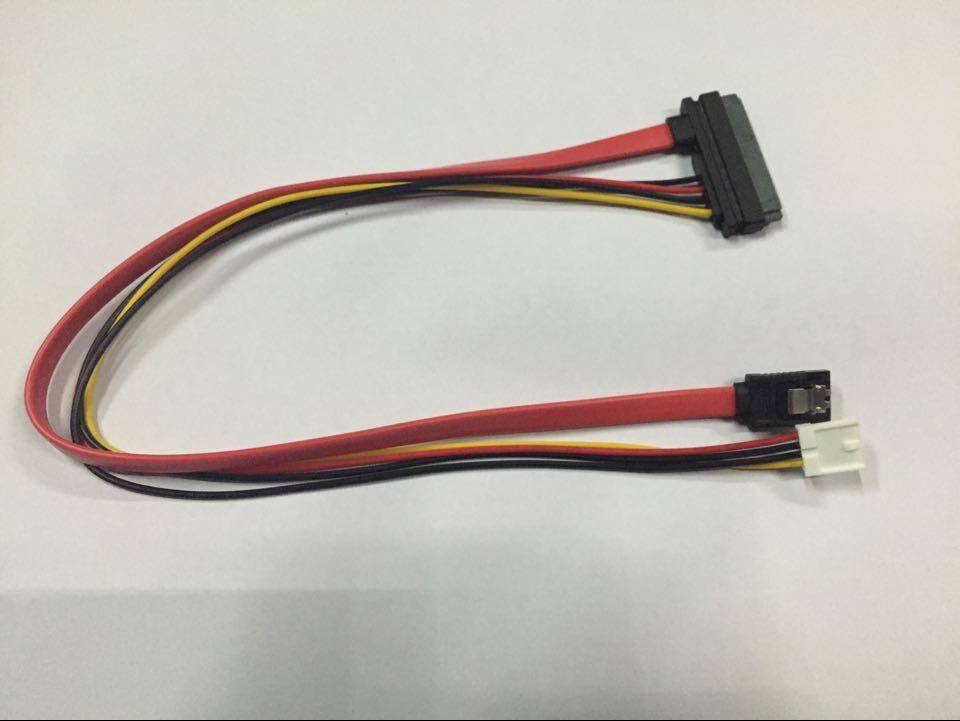 Desktop PC Power Small 4PIN SATA Transfer One Hard Disc Drive data Line Power Line 7 15P Line