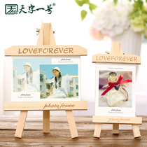 Solid wood photo frame table creative 7 inch 5 6 8 10 inch image frame personality photo frame Photo frame Childrens wooden frame