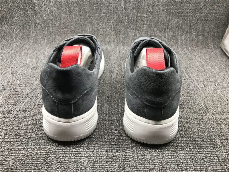 Giày da nam mùa hè 2018 thấp để giúp buộc giày đế bằng giày sneaker nam