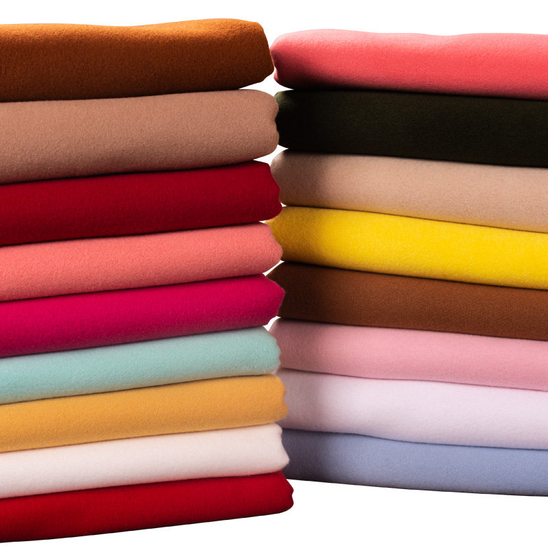 Woolen fabric fabric cashmere thickened autumn and winter clothing coat coat skirt imitation wool double-sided Nimbus fabric