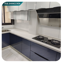 Customized cabinet doors in Shanghai door-to-door Jinjinggang door panels customized kitchen door panels louvers durable stain-resistant and waterproof
