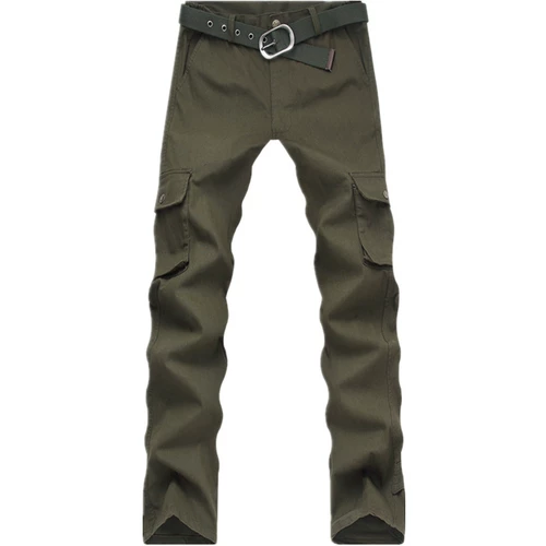 Мужские рабочие износостойкие осенние хлопковые камуфляжные искусственные штаны для работы, свободный крой