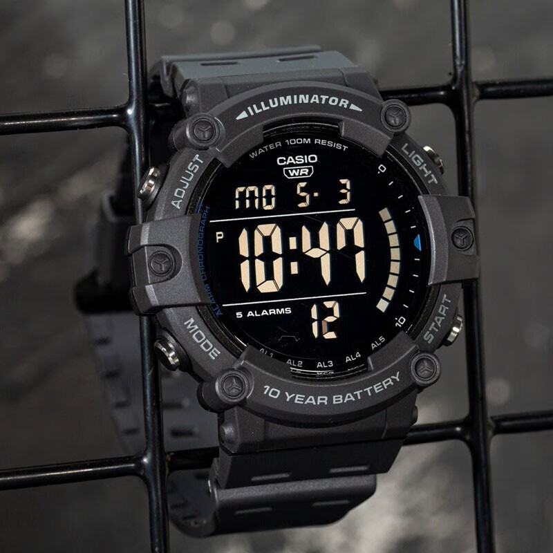Casio Watch for Men Casio Ae-1500Wh-8B New Model with Reverse Display, Multifunctional, Waterproof, Student Electronic Watch Casio Watch for Men Casio Ae-1500Wh-8B New Model with Reverse Display, Multifunctional, Waterproof, Student Electronic Watch