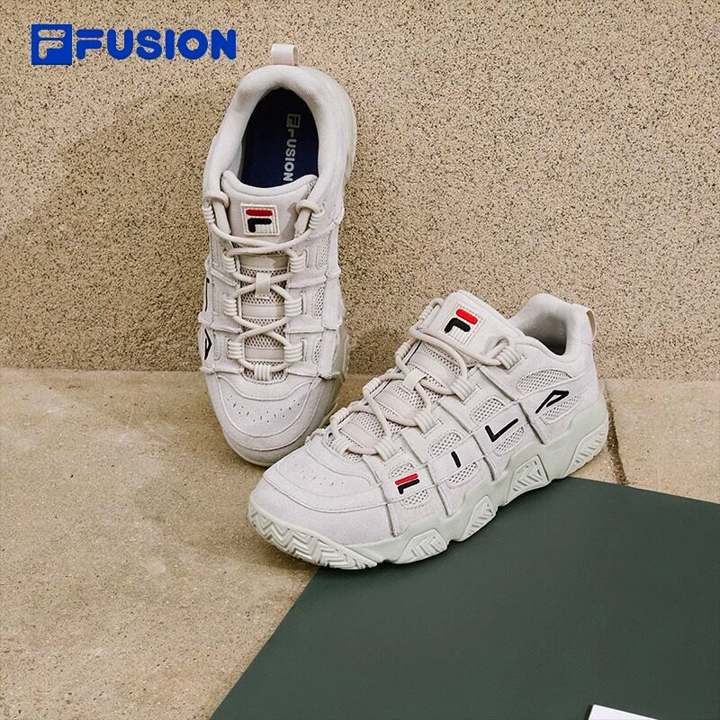 Fila Dad Shoes, Thick-Soled Height-Increasing Basketball Shoes, Retro-Style Casual Sports Shoes