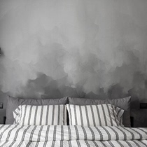 Modern French custom non-woven wall painting abstract landscape living room bedroom background porch sofa background wall painting