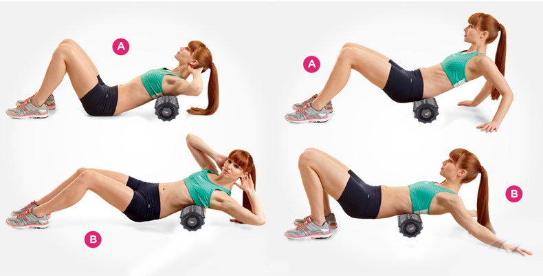 Пена роликовые joinfit泡沫轴狼牙按摩滚轴肌肉放松器筋膜琅琊棒瑜伽柱腿部滚轮