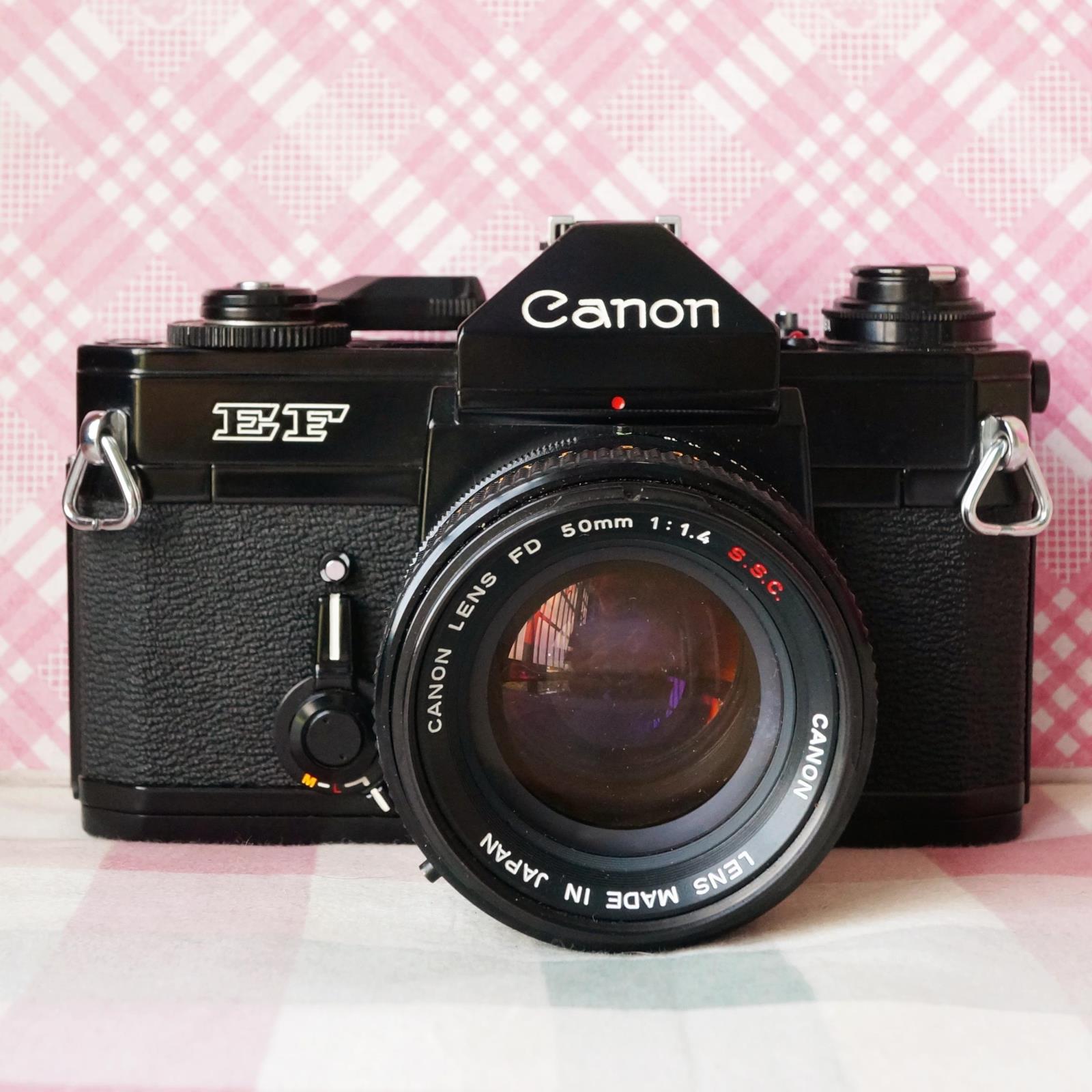 Canon EF 50 1 8S C Full Metal 135 negatives Single eye cover Multiple exposure second only to Canon F1