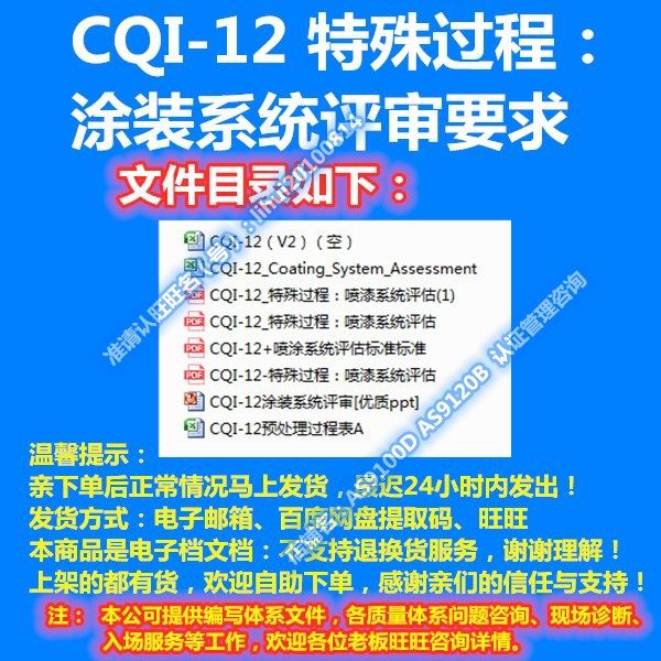CQI - 12 Special process: Coating system review requirements Standard training PPT