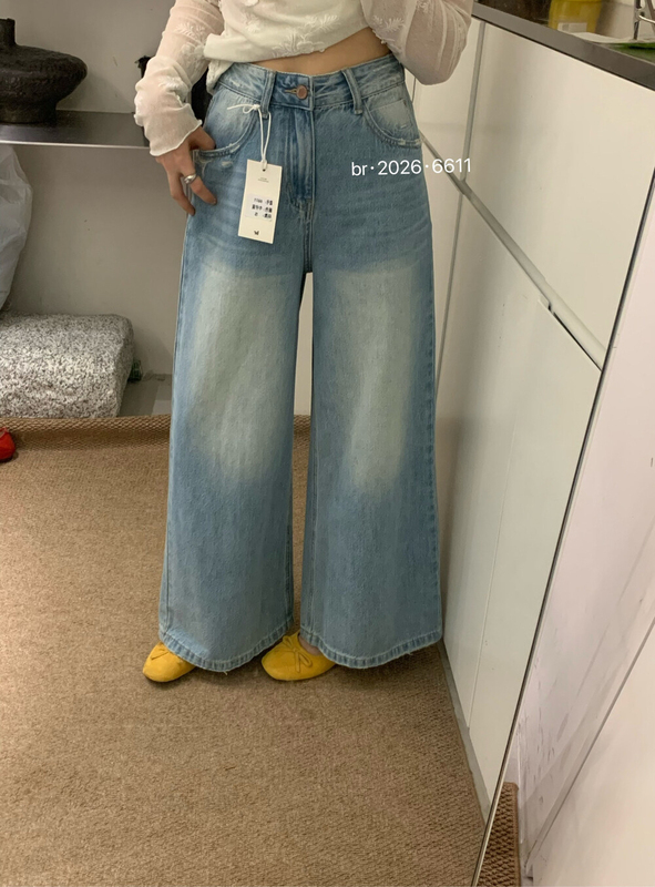 【Br】Early Spring Hot-Selling Wide-Leg Jeans That Can Be Worn by Both Petite and Tall People A6611 #