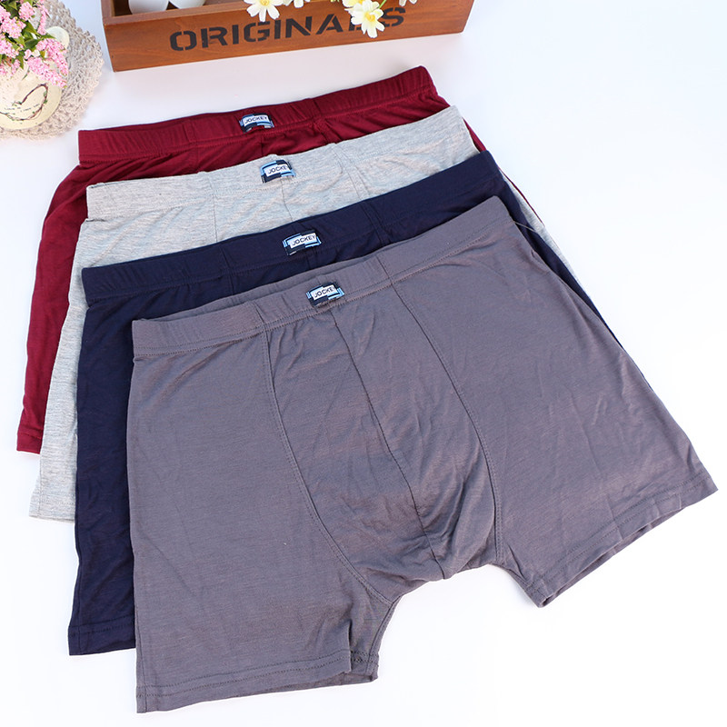 Special price Men's comfort Modale panties Gats Enlarged Full Cotton Sucking Sweat Pure Color U Convex Corner Briefs