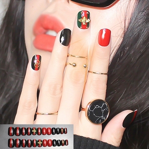 可拆卸可穿戴成品指甲贴片长款