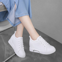 Inner increase small white shoes female summer models small man with skirt women shoes 2021 New all light white casual shoes