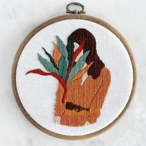 Urban women realistic embroidery material bag creative life embroidery material bag can clothing bag body embroidery novice