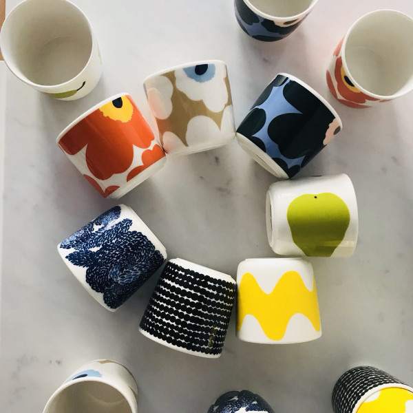 芬兰marimekko Unikko 咖啡杯 手握杯0ml 全新多色现货