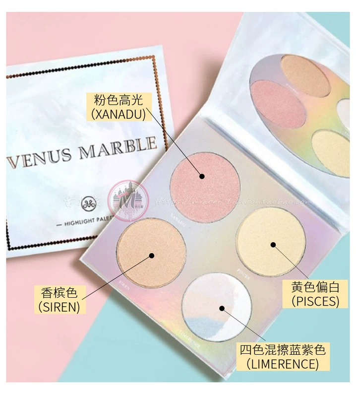 Gửi một bàn chải có độ bóng cao! VENUS MARBLE Venus bằng đá cẩm thạch bốn màu frit có độ bóng cao để làm sáng khay sửa chữa