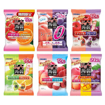 Japan orihiro happy konjac absorbable jelly 0 low-calorie low-fat snack Childrens juice packaging 12 packs