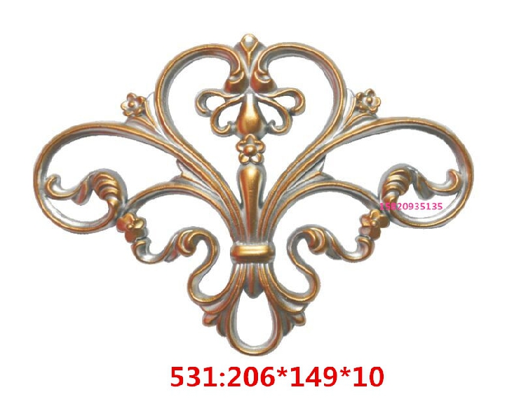 1055 đồ nội thất nhựa hoa tủ châu Âu phẳng hoa đồ nội thất chân xử lý bên cột hoa phụ kiện y