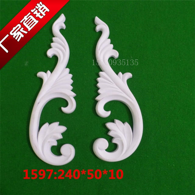 735 đồ nội thất nhựa hoa tủ châu Âu phẳng hoa đồ nội thất chân xử lý bên cột hoa phụ kiện