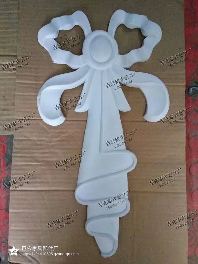 1627 1299 Châu Âu đồ nội thất nhựa phụ kiện nội thất nhựa hoa cửa trượt phụ kiện nhựa điêu khắc cửa trượt móc treo tường