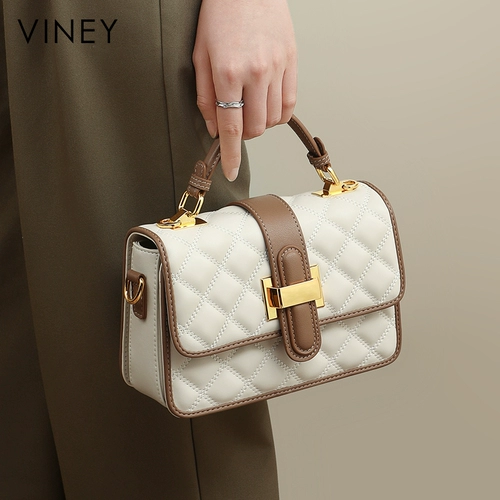 Viney Сумка через плечо, подарок на день рождения, изысканный стиль, из натуральной кожи