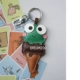 Зеленый кофейный брелок