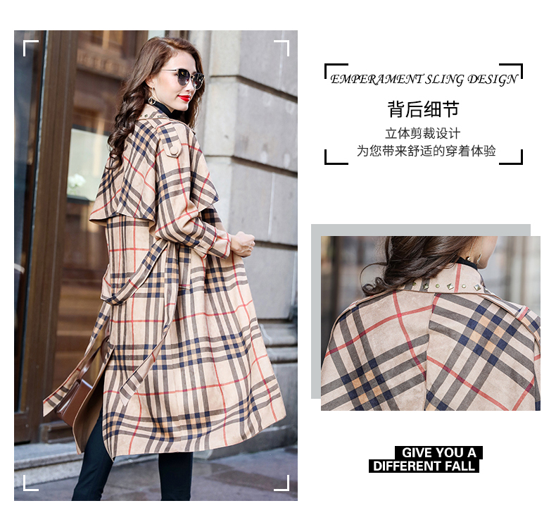 Trench pour femme THREEWAI en Coton en Coton - Ref 3227756 Image 13
