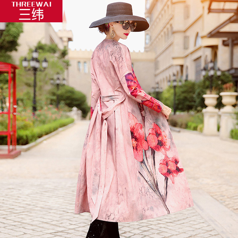 Trench pour femme THREEWAI en Coton - Ref 3226447 Image 3