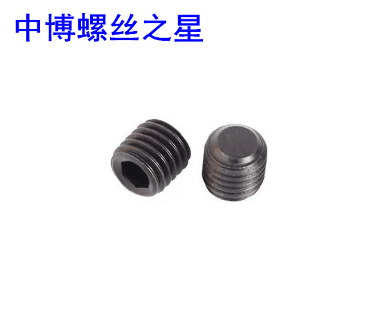 GB77 fine tooth flat end tight screw machine meter flat head tight nail headless screw M16*1 5*10 12 16 20
