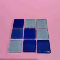 8*8 см синее озеро синее