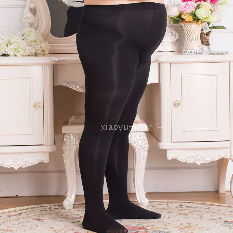 Kéo dài quần legging nữ mùa xuân và mùa thu mới eo cao chống phồng thịt đục khoét quần lửng chị béo