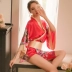 Đồ ngủ sexy của phụ nữ mùa hè kimono áo choàng tắm sling người lớn sexy váy ngủ nóng hộp đêm váy ngủ bộ đồ ngắn - Night Robe