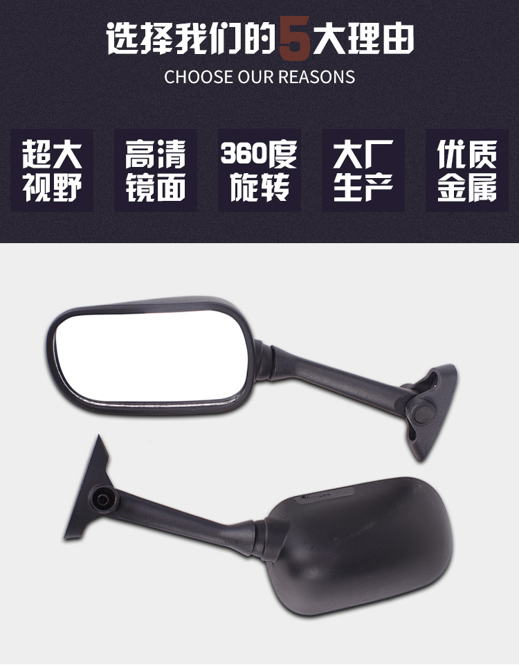 Phụ kiện xe máy Honda HONDA VFR750 VFR800F1 Gương chiếu hậu Gương chiếu hậu phản chiếu gương xe exciter 150