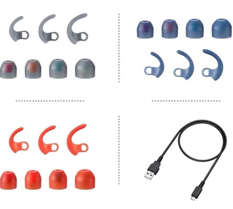 SP600N SP700N XB50BS 80BS Original accessories Extended ear tips earbuds support ear hooks