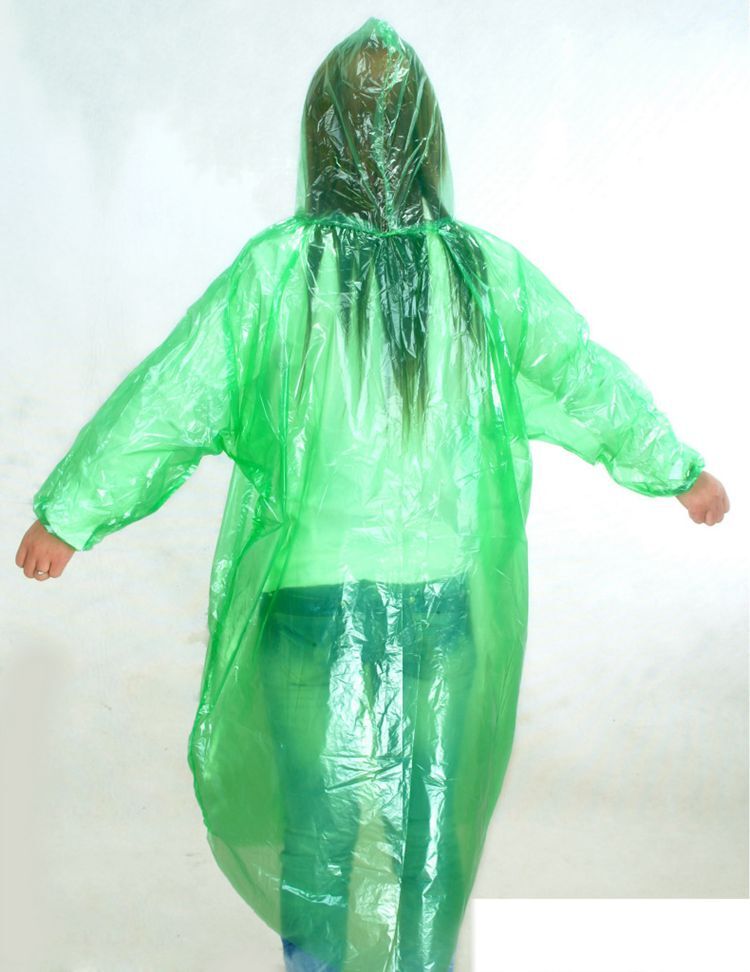 Ngoài trời trôi dùng một lần áo mưa du lịch leo núi dày dùng một lần poncho mưa trong suốt quần phù hợp với nam và nữ dành cho người lớn áo mưa cánh dơi trong suốt