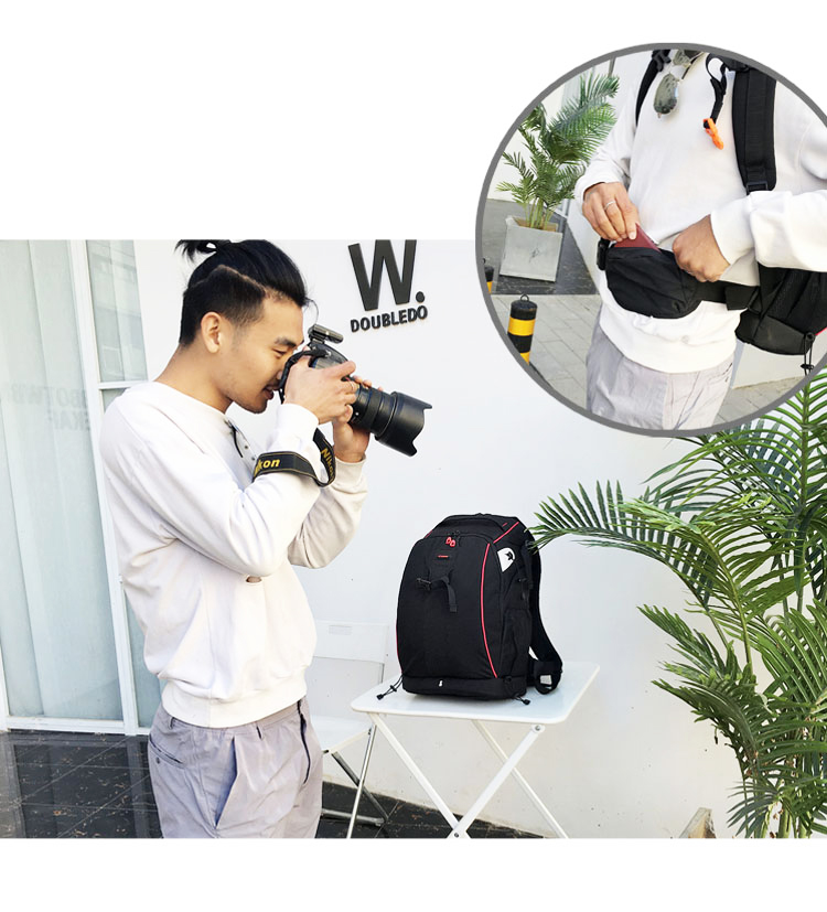 Canon Nikon chuyên nghiệp máy ảnh SLR túi vai vai túi máy ảnh dung lượng lớn ba lô ngoài trời 6D2 5D4 - Phụ kiện máy ảnh kỹ thuật số balo national geographic ng w5070